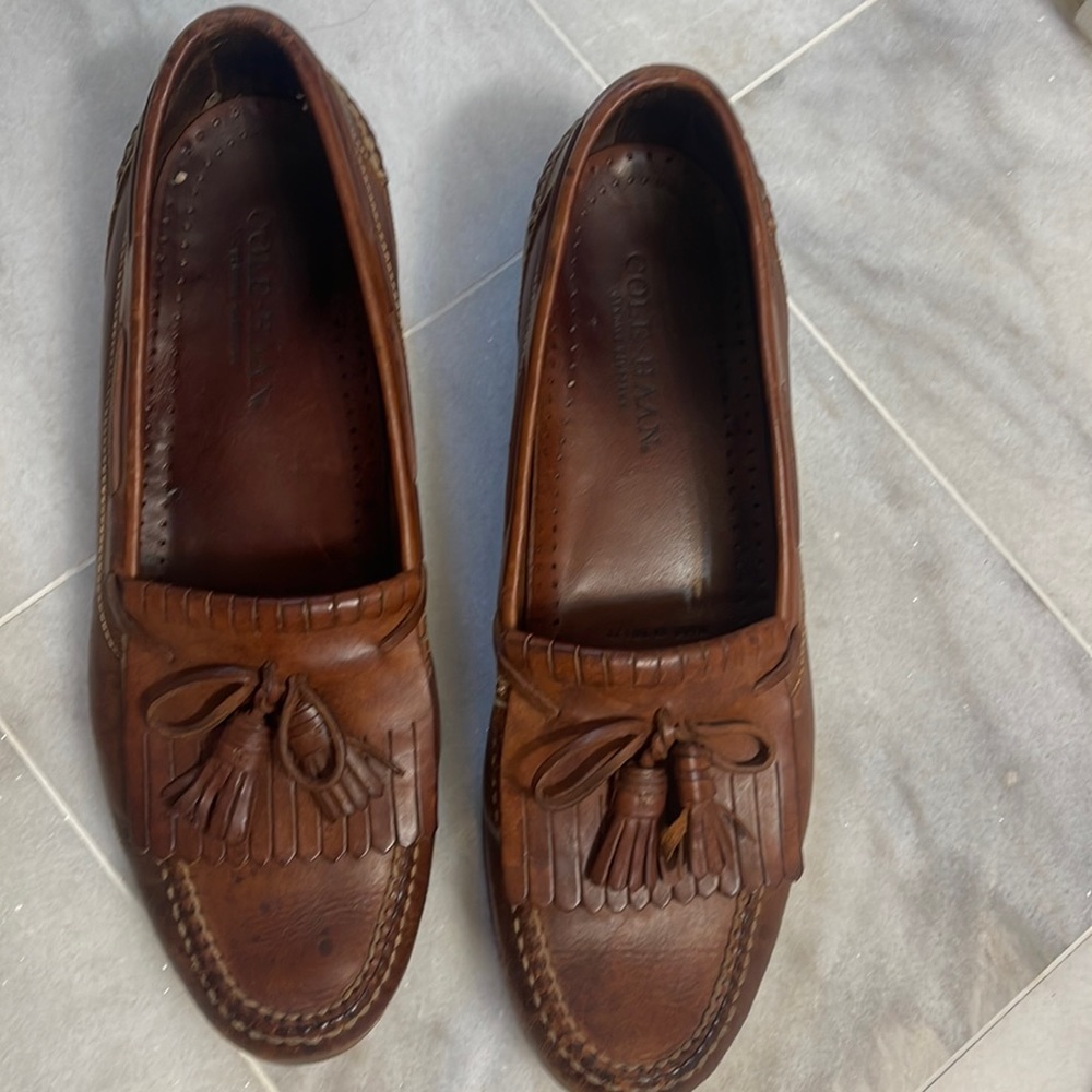 Coke Haan mens 13M loafer leather